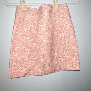 Loft- Pink Floral Skirt